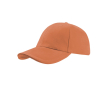 Katoenen pet met gespsluiting, onesize 250 g/m² kleur oranje