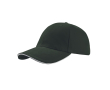 Katoenen pet met gespsluiting, onesize 250 g/m² kleur donkergroen