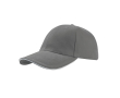 Katoenen pet met gespsluiting, onesize 250 g/m² kleur donkergrijs