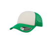 Polyester pet met gebogen en gevoerde klep 80 g/m² kleur groen