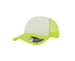 Polyester pet met gebogen en gevoerde klep 80 g/m² kleur neon geel