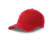 Polyester pet met reflecterende klep en sluiting 200 g/m² kleur rood