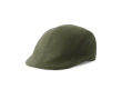 Casual baret van geborsteld katoen met zachte touch 280 g/m² kleur olijfgroen