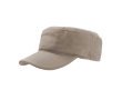 Katoenen pet in militaire stijl met klittenbandsluiting 235 g/m² kleur khaki