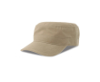 Militaire pet van katoen met klep en klittenbandsluiting 280 g/m² kleur khaki