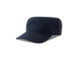 Militaire pet van katoen met klep en klittenbandsluiting 280 g/m² kleur marineblauw