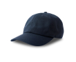 Ongestructureerde pet met gesp-sluiting en katoenmix 280 g/m² kleur marineblauw