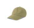 Ongestructureerde vintage pet van gerecycled katoen 260 g/m² kleur khaki