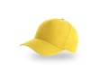 Pet voor kinderen van gerecycled polyester, baseballstijl, 220 g/m² kleur geel