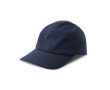 Sportpet van gerecycled polyester met zweetband 105 g/m² kleur marineblauw