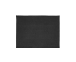 Placemat van gerecycled canvas 45 x 33 cm en 180 g/m² kleur zwart