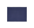 Placemat van gerecycled canvas 45 x 33 cm en 180 g/m² kleur marineblauw