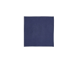 Vierkante placemat van gerecycled canvas 30 x 30 cm en 180 g/m² kleur marineblauw