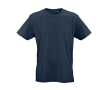 Unisex T-shirt van biologisch katoen regular fit 165g/m² Copacabana kleur marineblauw