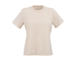 Dames T-shirt van biologisch ring-spun katoen 165 g/m² Copacabana kleur beige