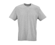 Unisex T-shirt van biologisch katoen in ribbreisel 180 g/m² Maya kleur gemarmerd grijs