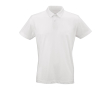 Unisex polo van katoen met korte mouwen 160 g/m² Ipanema kleur wit