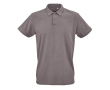 Unisex polo van katoen met korte mouwen 160 g/m² Ipanema kleur grijs