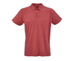 Unisex polo van katoen met korte mouwen 160 g/m² Ipanema kleur donker oranje