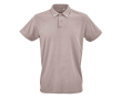 Unisex polo van katoen met korte mouwen 160 g/m² Ipanema kleur taupe grijs