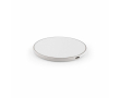 Magnetische draadloze oplader van gerecycled kunststof, USB-C 15 W kleur wit
