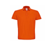 Piqué katoenen polo voor heren met 2 knopen 180 g/m² B&C kleur oranje