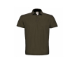 Piqué katoenen polo voor heren met 2 knopen 180 g/m² B&C kleur bruin