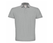 Piqué katoenen polo voor heren met 2 knopen 180 g/m² B&C kleur lichtgrijs