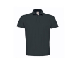 Piqué katoenen polo voor heren met 2 knopen 180 g/m² B&C kleur antraciet