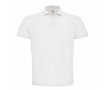 Poloshirt van katoen voor heren met korte mouwen 180 g/m² B&C kleur wit