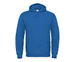Herenhoodie van katoen en polyester met capuchon 280 g/m² B&C kleur koningsblauw