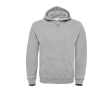 Herenhoodie van katoen en polyester met capuchon 280 g/m² B&C kleur lichtgrijs