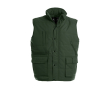 Verkennersvest van thermisch en waterdicht polyester 285 g/m² B&C kleur olijfgroen
