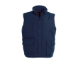 Verkennersvest van thermisch en waterdicht polyester 285 g/m² B&C kleur marineblauw