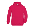 Kinderhoodie van katoen en polyester 280 g/m² B&C kleur fuchsia