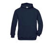 Kinderhoodie van katoen en polyester 280 g/m² B&C kleur marineblauw