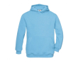 Kinderhoodie van katoen en polyester 280 g/m² B&C kleur turkoois