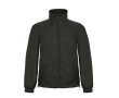 Polyester herenjas, winddicht en waterdicht B&C kleur zwart