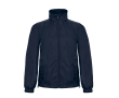 Polyester herenjas, winddicht en waterdicht B&C kleur marineblauw