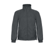 Polyester herenjas, winddicht en waterdicht B&C kleur donkergrijs