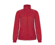 Polyester damesjas, waterdicht en winddicht B&C kleur rood