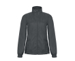 Polyester damesjas, waterdicht en winddicht B&C kleur donkergrijs