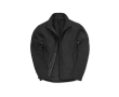 Elastisch softshell-jack van polyester voor heren 300 g/m² B&C kleur zwart