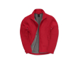 Elastisch softshell-jack van polyester voor heren 300 g/m² B&C kleur rood