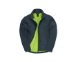 Elastisch softshell-jack van polyester voor heren 300 g/m² B&C kleur marineblauw