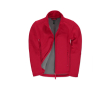 Elastisch softshell-jack van polyester voor dames 300 g/m² B&C kleur rood