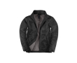 Polyester herenjas, waterdicht en winddicht B&C kleur zwart