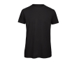 T-shirt van biologisch katoen voor heren met korte mouwen 140 g/m² B&C kleur zwart