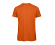 T-shirt van biologisch katoen voor heren met korte mouwen 140 g/m² B&C kleur donker oranje