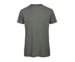 T-shirt van biologisch katoen voor heren met korte mouwen 140 g/m² B&C kleur khaki